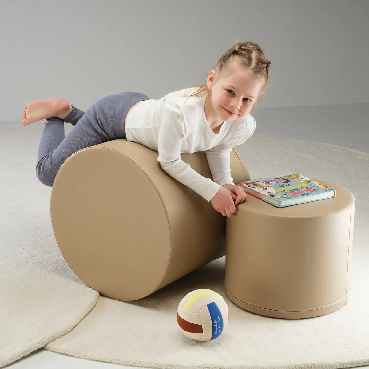 Cylinder Play Pouf