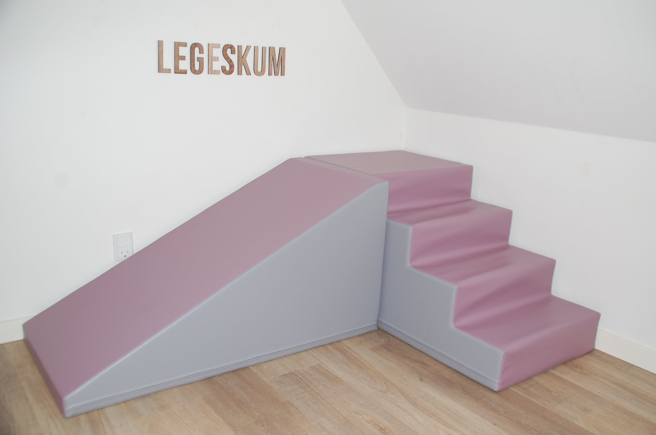 Rutschesæt - NOAH XL - 4-trin - Pastel violet / Grå