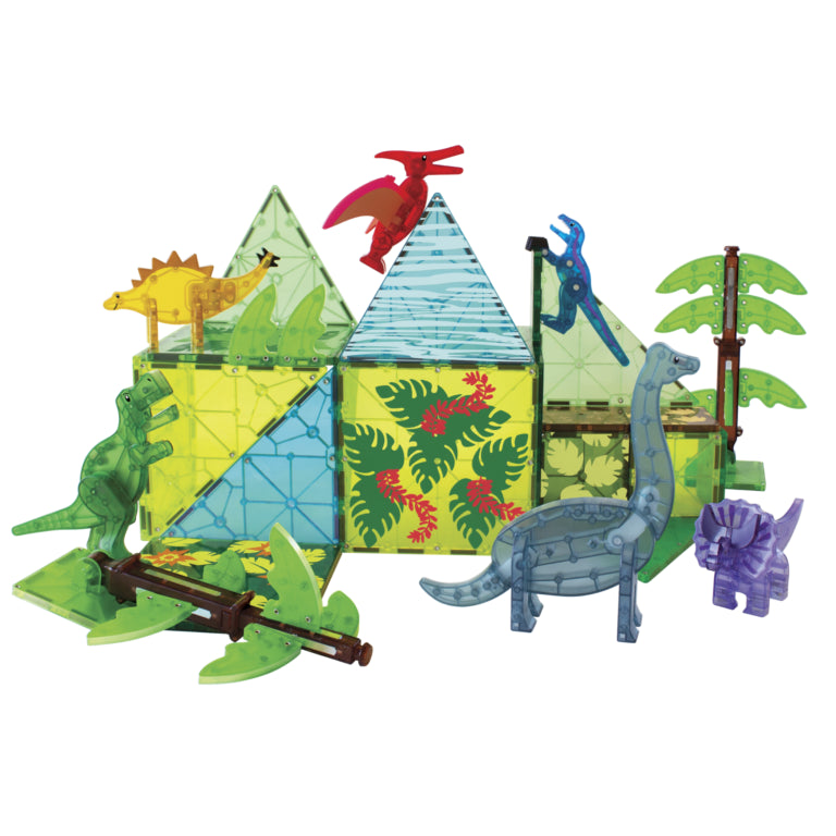 Magna-Tiles Dino World XL - 50 dele