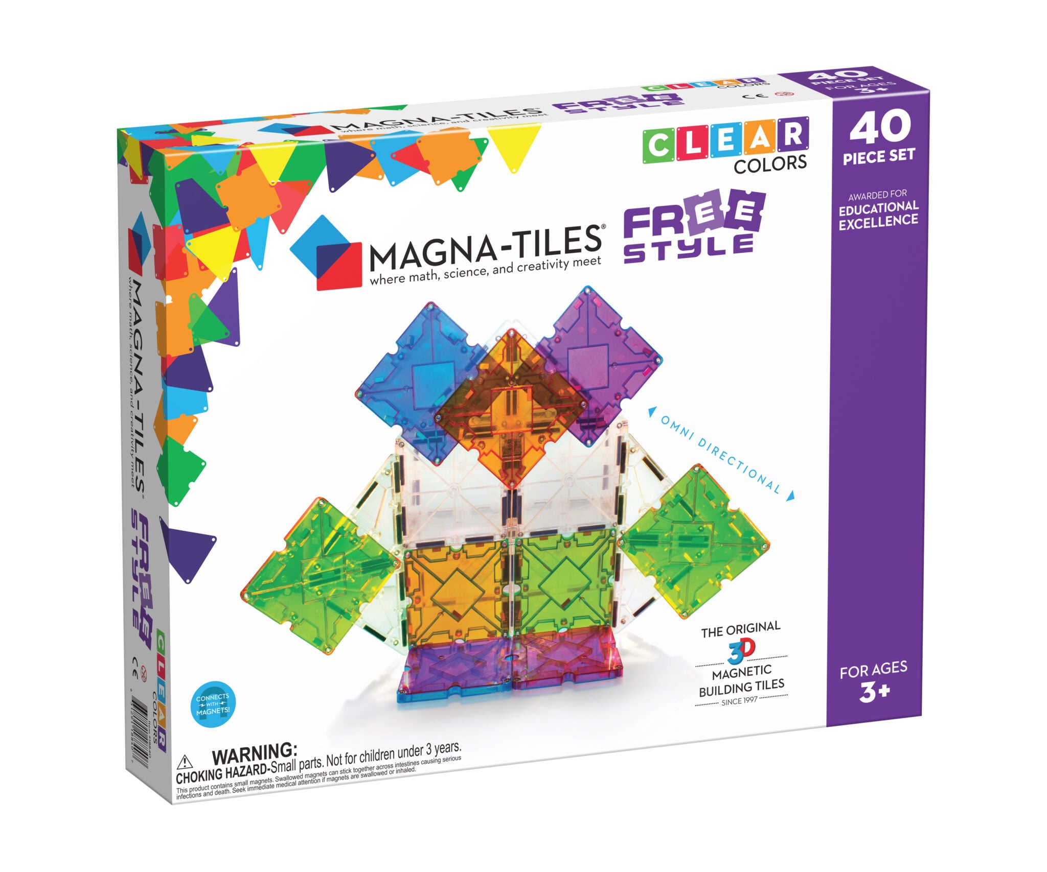 Magna-Tiles FreeStyle 40-dele sæt
