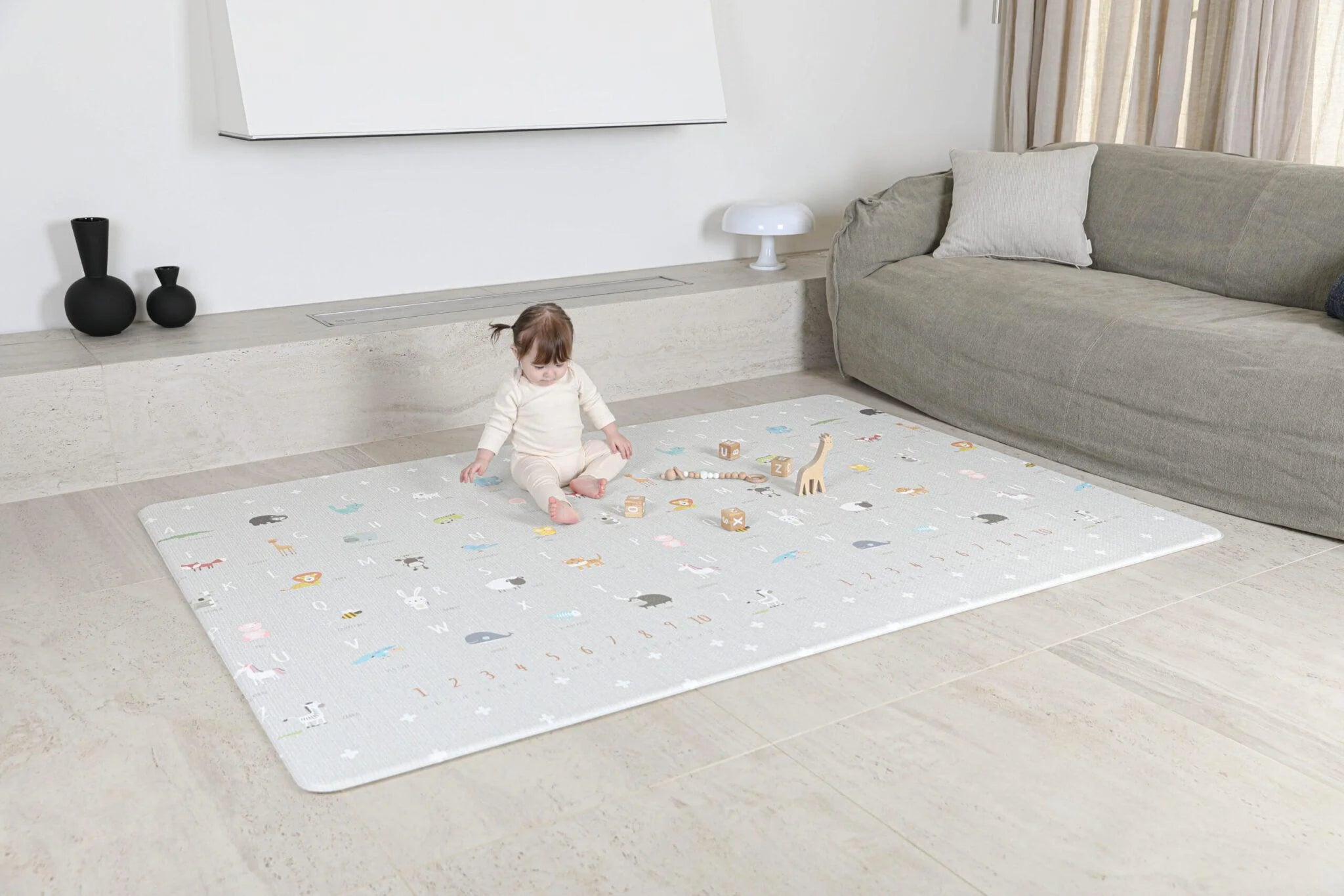 Dwinguler Legemåtte - Wild Animals & Soft