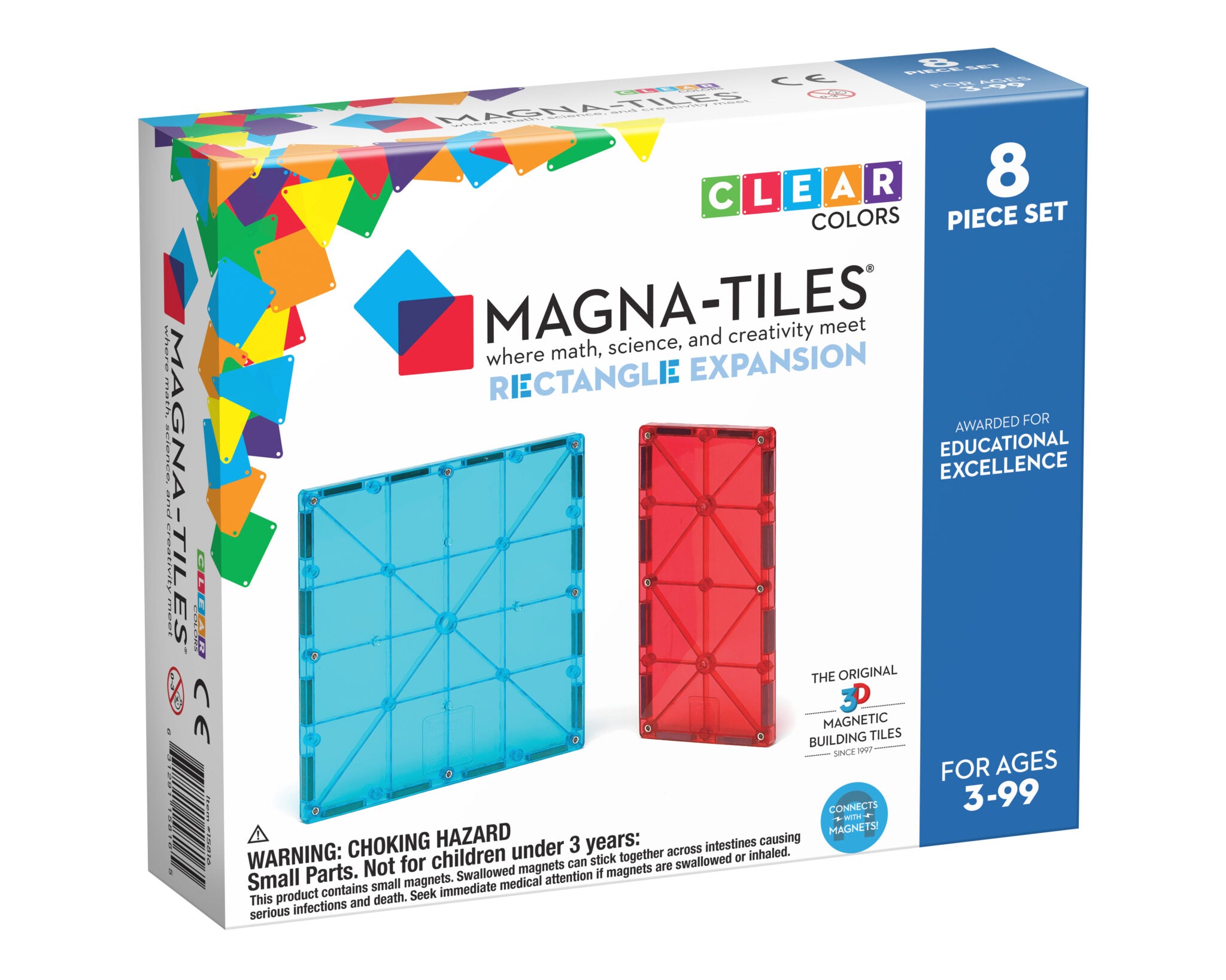 Magna-Tiles Rektangel 8-dele sæt