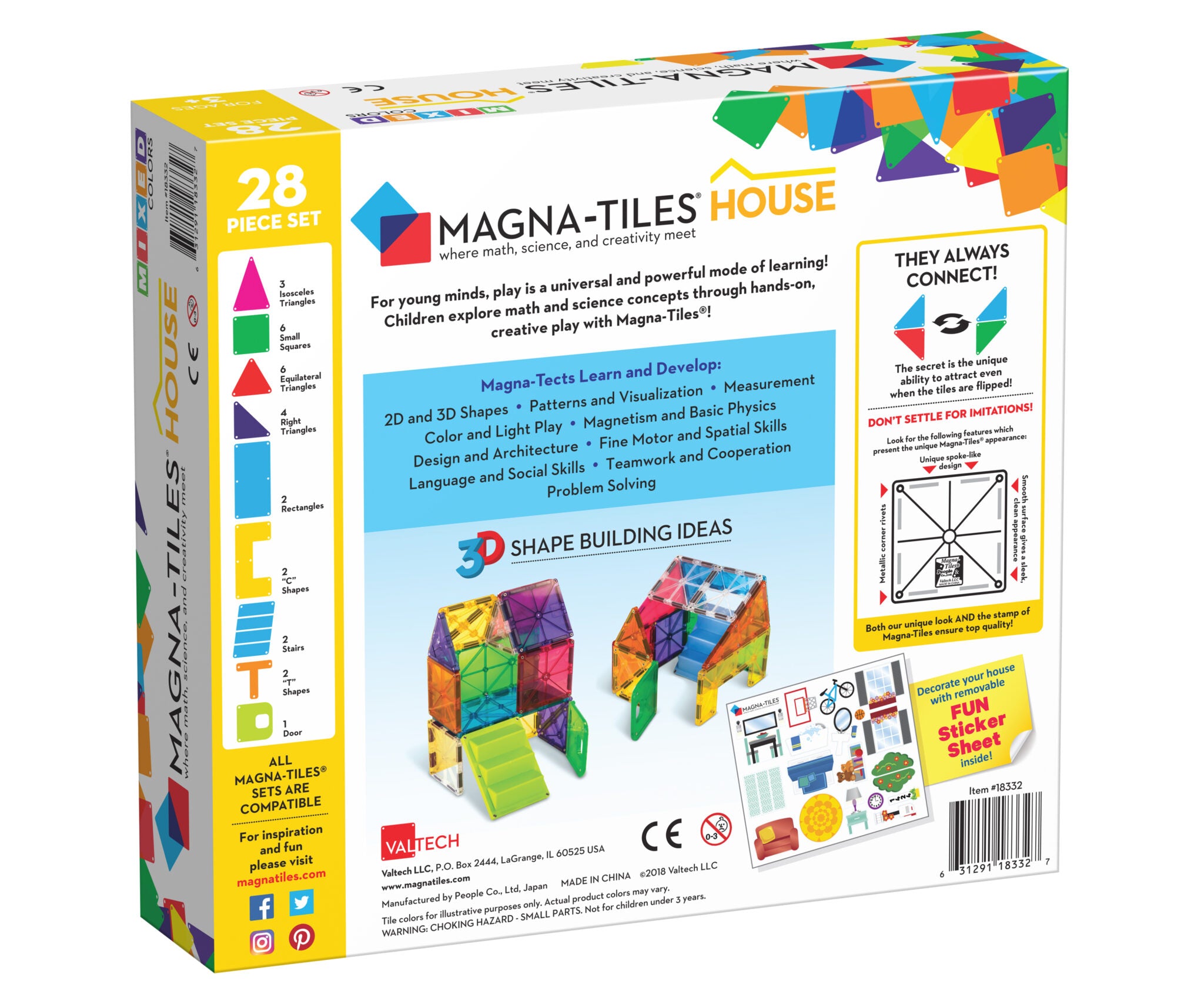Magna-Tiles House 28-dele sæt